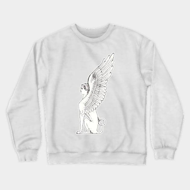 Sphinx Crewneck Sweatshirt by Marccelus